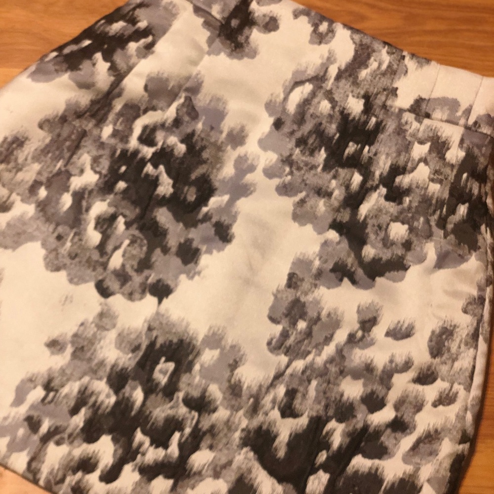 Black, Grey and White pencil skirt from H&M